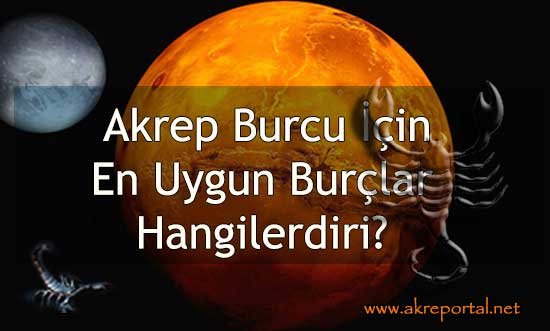 Akrep Burcu İçin En Uygun Burçlar Hangileridir?